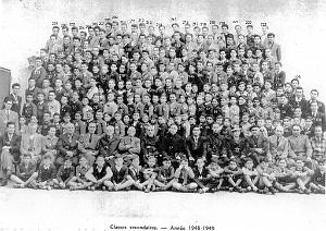 COLLEGE NOTRE DAME 1948 CLASSES SECONDAIRES